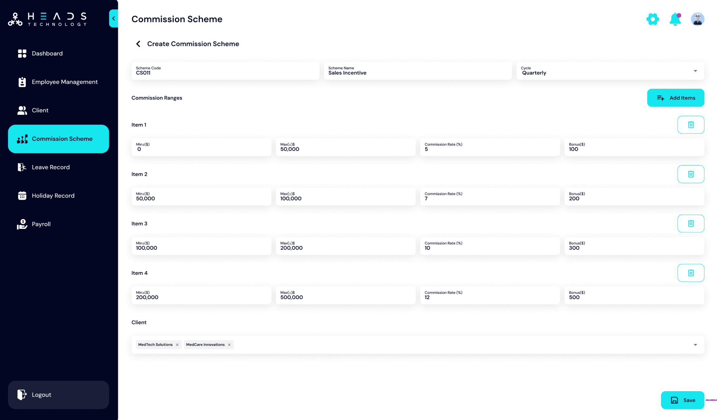 HR Management Portal 5